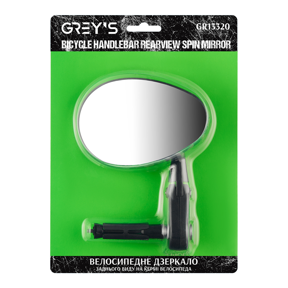 Grey's oval rearview bicycle mirror GR13320 image