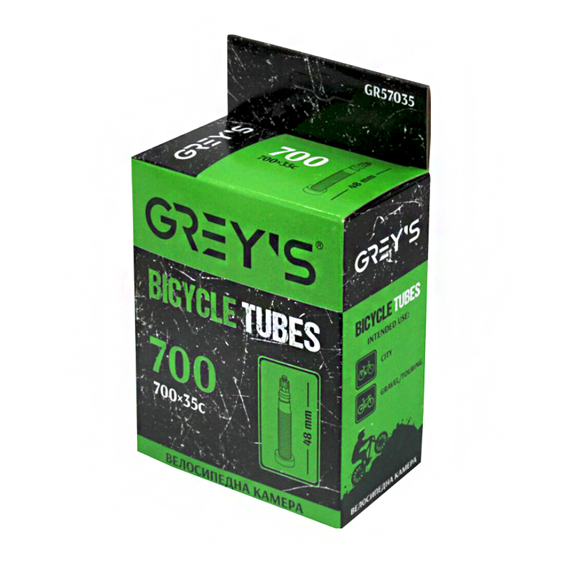 Grey's 28" x 1.3/1.4 (700 x 32c) FV 48 mm bicycle camera image