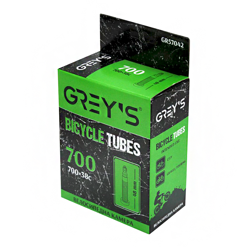 Grey's 28" x 1.5/1.6 (700 x 38c-40c) FV 48 mm bicycle camera GR57042 image