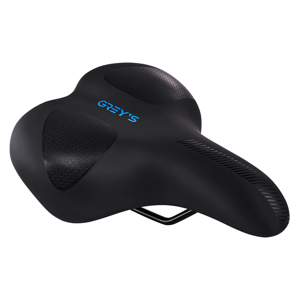 Grey's Bicycle Saddle, 265 mm × 200 mm, Black, GR70250 image